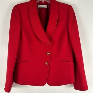 Tahari. Women Two piece red suit.  Size 12